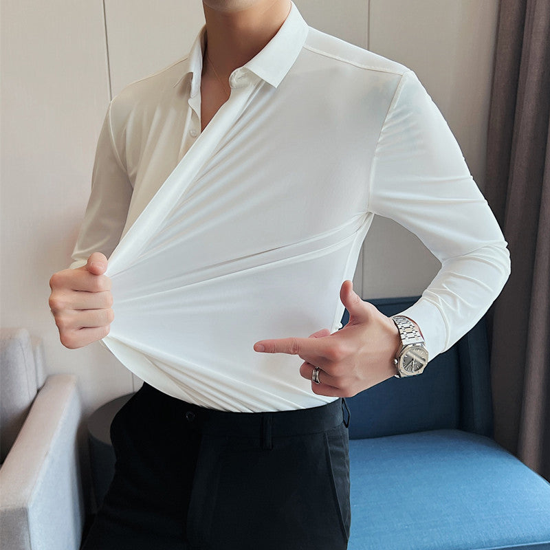 ✨2025 New Premium Business Shirt👔Men's Wrinkle-Free Button-Down Shirt