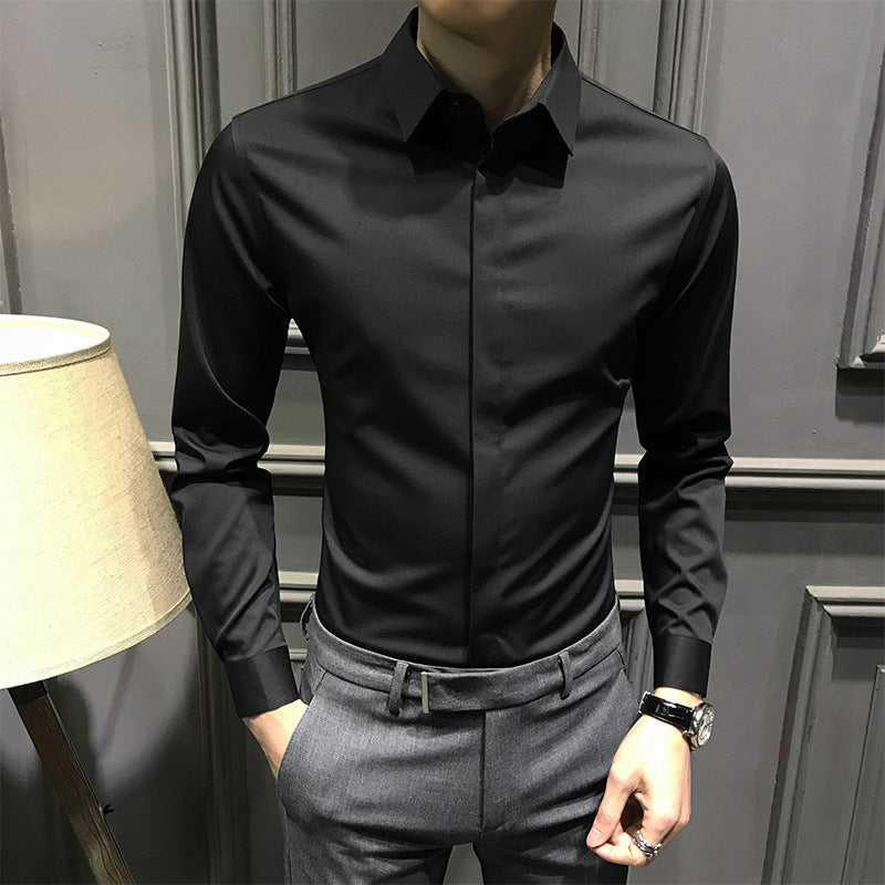 ✨2025 New Premium Business Shirt👔Men's Wrinkle-Free Button-Down Shirt