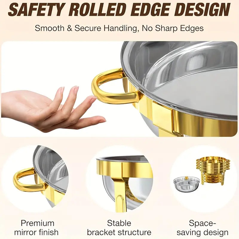 š
š»Pre-Christmas Hot Saleš„Stainless Steel Chafing Dish Buffet Set