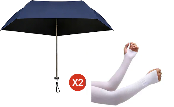 🏆 Last Day Special Price $23.98 ! 🔥Buy more Save more🎁Ultra-Lightweight Compact All-Weather Umbrella