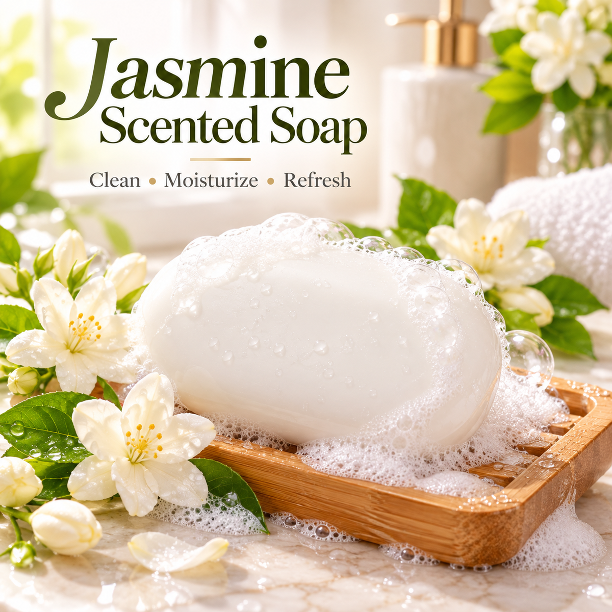 Meet the Jasmine Cleansing Soap