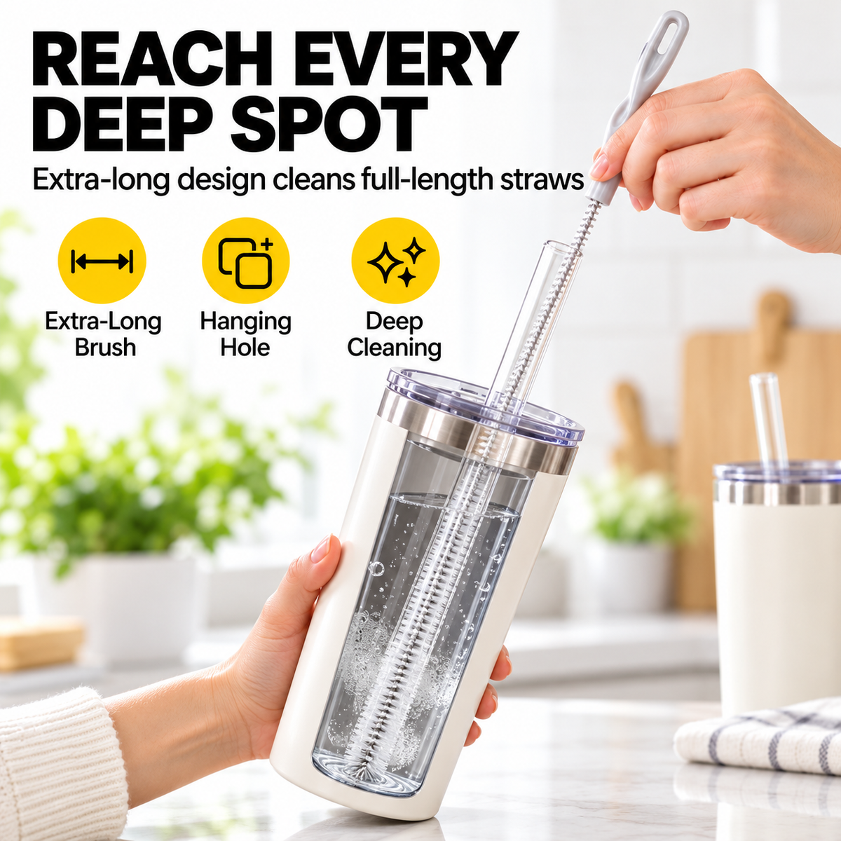 Drain Hair Clog Cleaning Brush