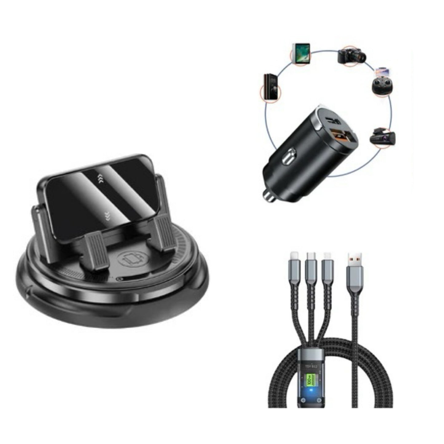 📱 50% OFF! 2-in-1 car phone holder + parking number plate – 360° rotation, fits heavy-duty cases. 50K+ sold! 🚗✨