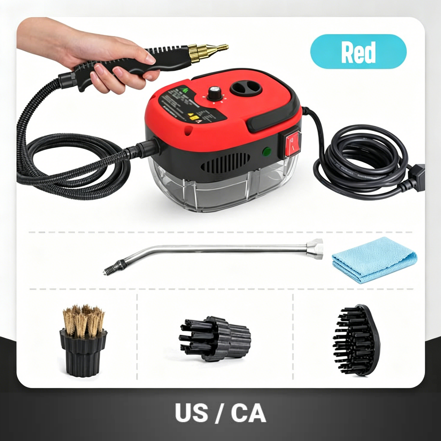 ⏰🔥LIMITED TIME 50% OFF!🔥50K+ SOLD!2500W Handheld Steam Cleaner – High‑temp pressurized steam, melts grease & grime. No scrubbing. 🧼✨