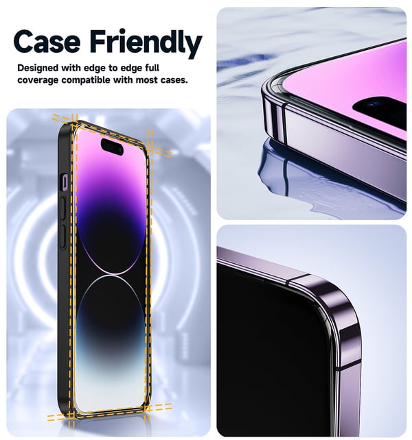 š„HOT SALEš± Screen Protector for iPhone, SamsungāCrystal Clear, Scratch-Resistant, Ultra-Smooth Touch, Privacy Protection, Circular Polarized Eye Protection, Easy Installation