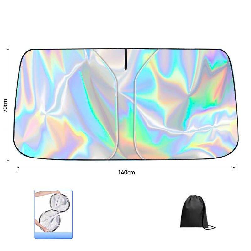 Folding Sunshade for Car Windshields