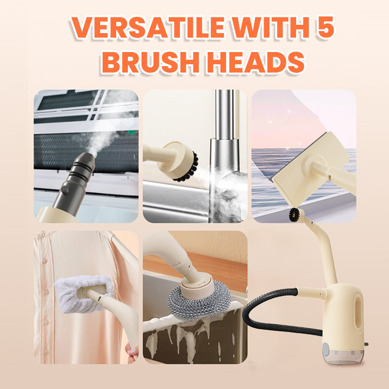 🚿 Steam cleaners for the household - 60% off! 🔥 ✔️ 3000 PSI and 120°C steam – Removes dirt and bacteria in seconds ✔️ 9 multi-functional nozzles – suitable for cars, kitchens, outdoor spaces, and more