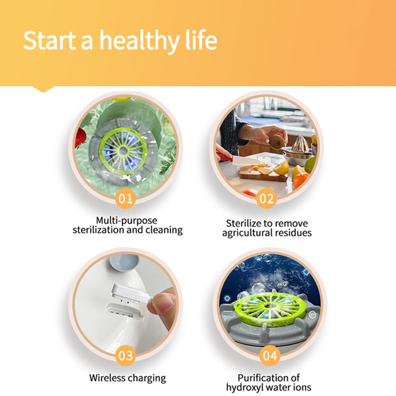 ๐๐ฅฌ Portable Fruit & Vegetable Washer โ Quick, Efficient & Chemical-Free Cleaning!