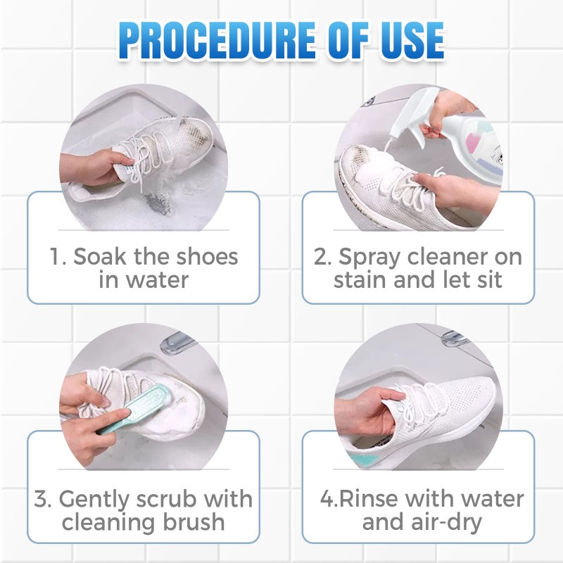 🚀 50% OFF Instant Shoe Cleaner - Keep Your Sneakers Looking New Anywhere!