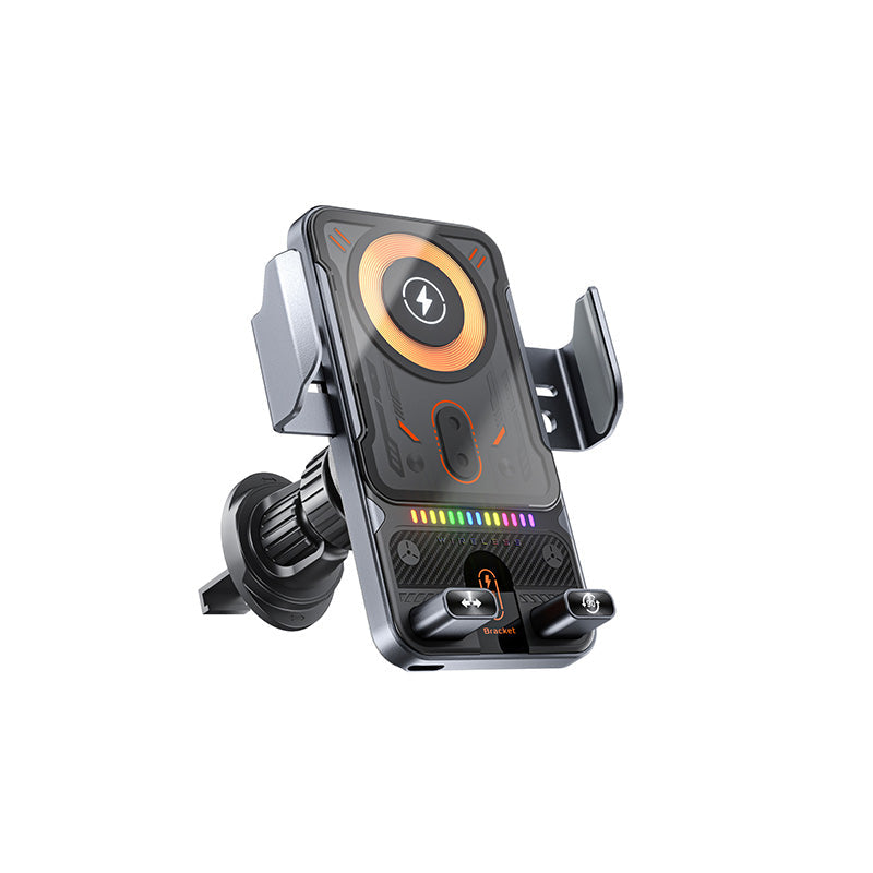 📢📢50% OFF !! ⏰Over 5K+ sold! 📱Smart 2-in-1 Car Rotating Mobile Phone Holder & Wireless Charger⚡