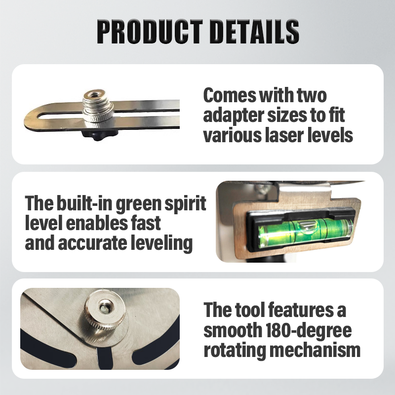 ⏳Time-limited Special⏰Laser Level Base with Rotatable Swingarm