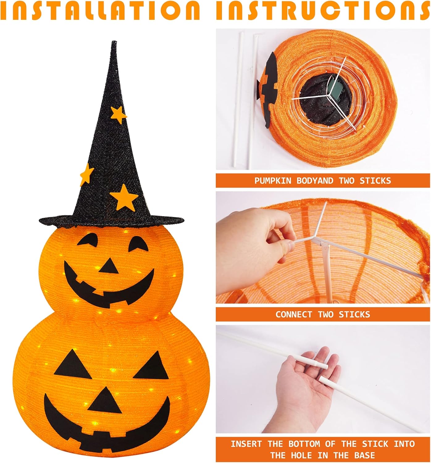 🎃 Hot sale 50% off 🎃🎃 Halloween foldable pumpkin decorations