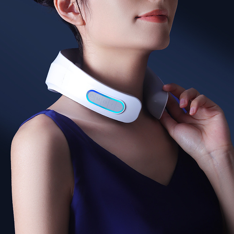 Electric Pulse Heated Neck Massager For Pain Relief