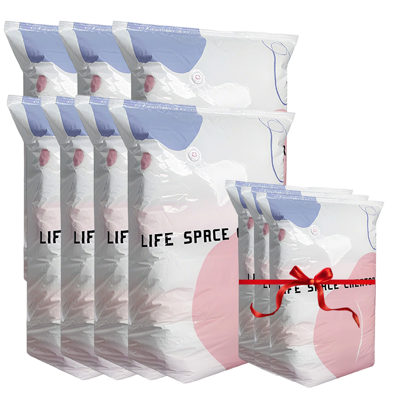 No-Pump Large Vacuum Storage Compression Bags