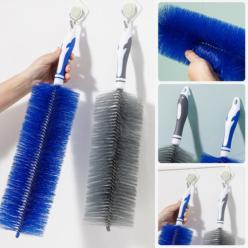 🧹 Fan-shaped dusting brush | Reaches even the hardest-to-reach corners • Anti-static