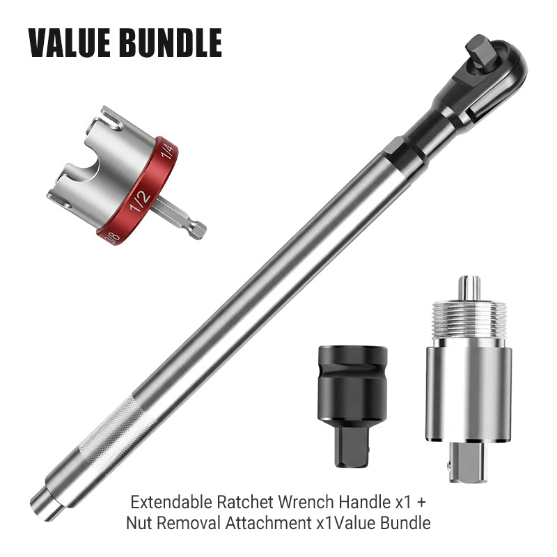 Multifunctional Extendable Ratchet Wrench Handle