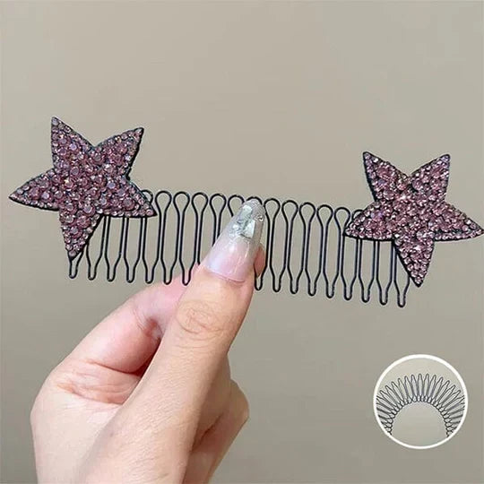💇♀️✨ Flexible Invisible Hair Comb—invisible, flexible, and non-slip—instantly creates a perfectly secure hold! 🌟