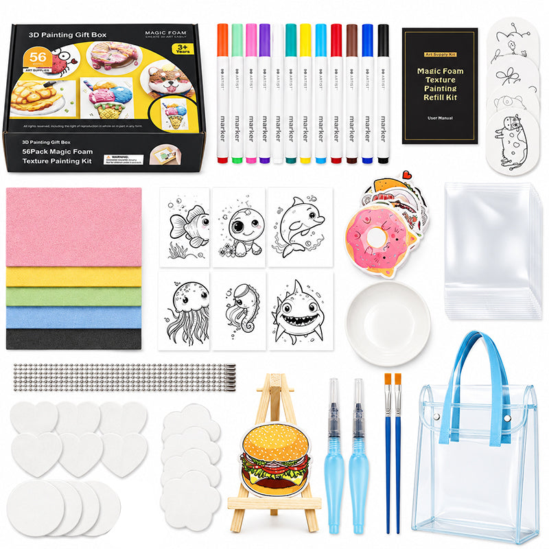 Puffy Foam Painting Kit for Kids