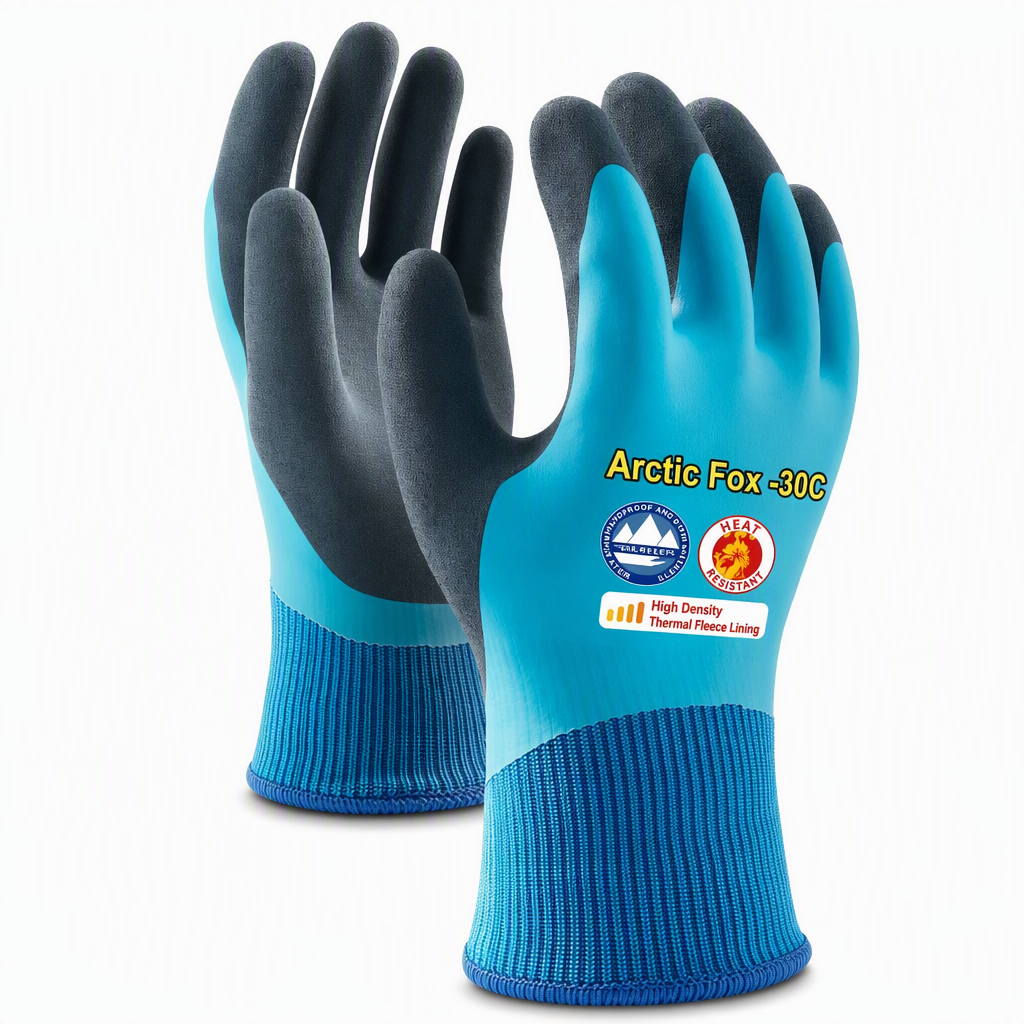 🧤 Waterproof Fleece-Lined Winter Work Gloves