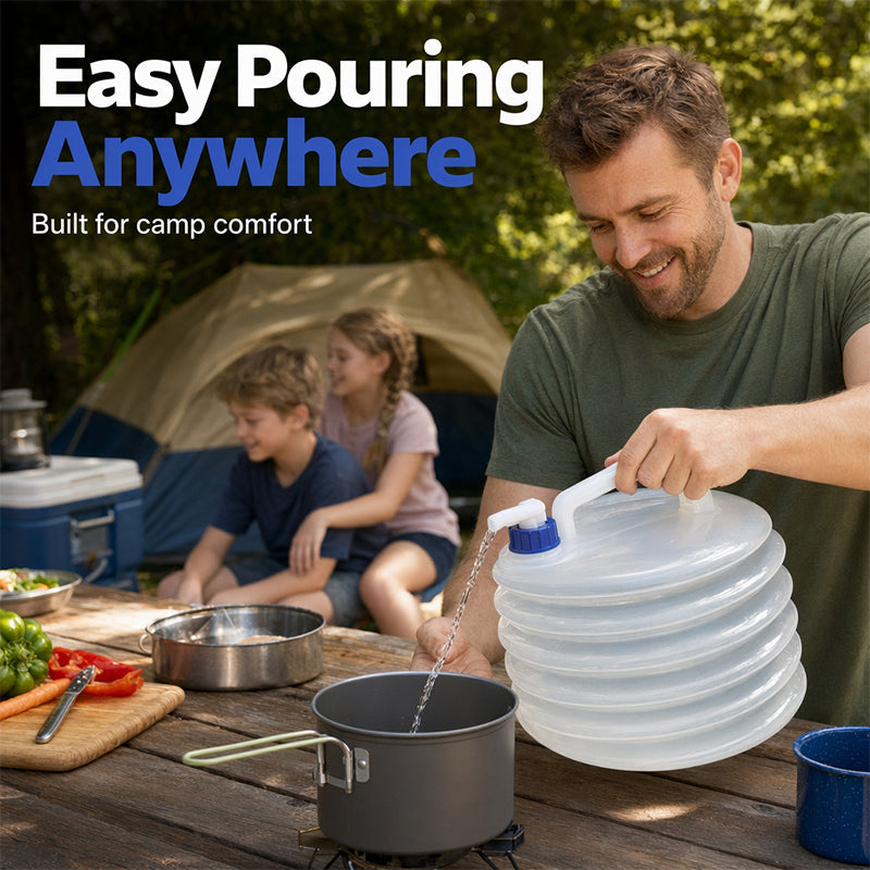 Collapsible Water Container Portable Camping Bucket