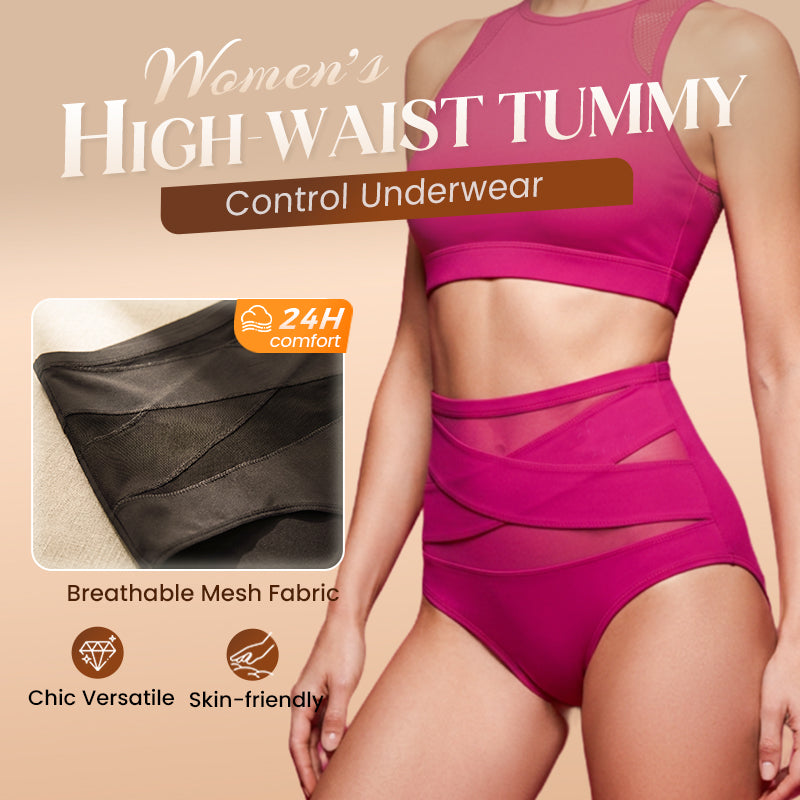 🌸 Last day – Buy 1, get 2 packs ✨ Plus-size high-waisted tummy-shaping crisscross briefs
