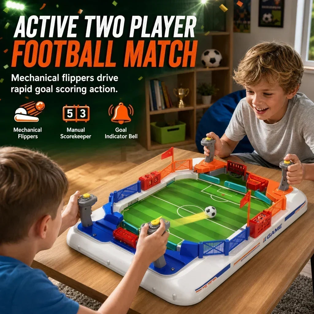 🎁2026 New Arrivals 50% OFF💥2-Player Tabletop Soccer Game – Fast-Paced Family Fun, Builds Reflexes & Hand-Eye Coordination 🏆