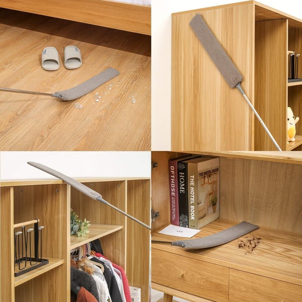 🧹 50% OFF! ✨ Retractable Dust Brush - Telescopic Design for Cleaning Hard-to-Reach Spaces (Furniture/Appliances/Car) 🚗🔍
