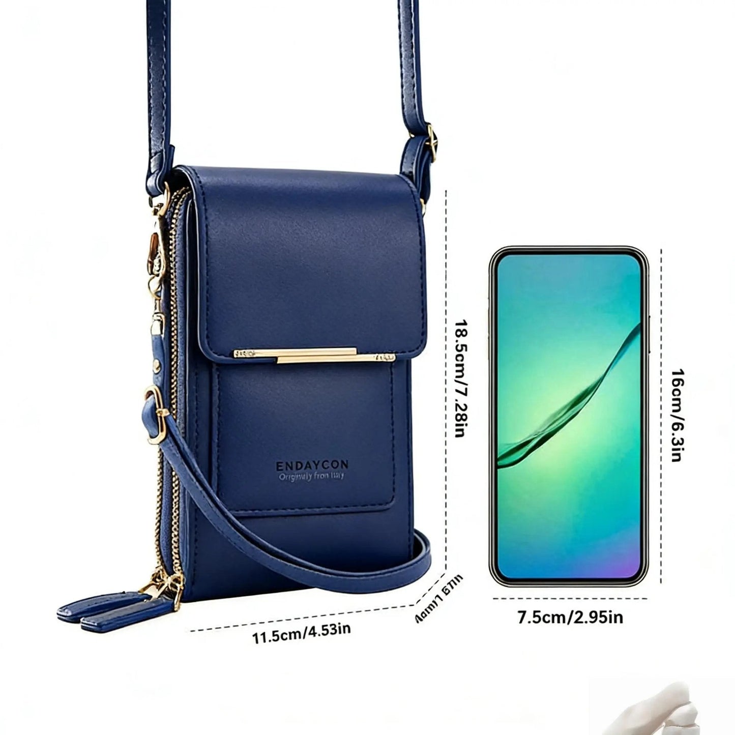🏆Last Day Promotion：ONLY ￡8.99!!👜📱 Simple and elegant women's touchscreen crossbody phone wallet