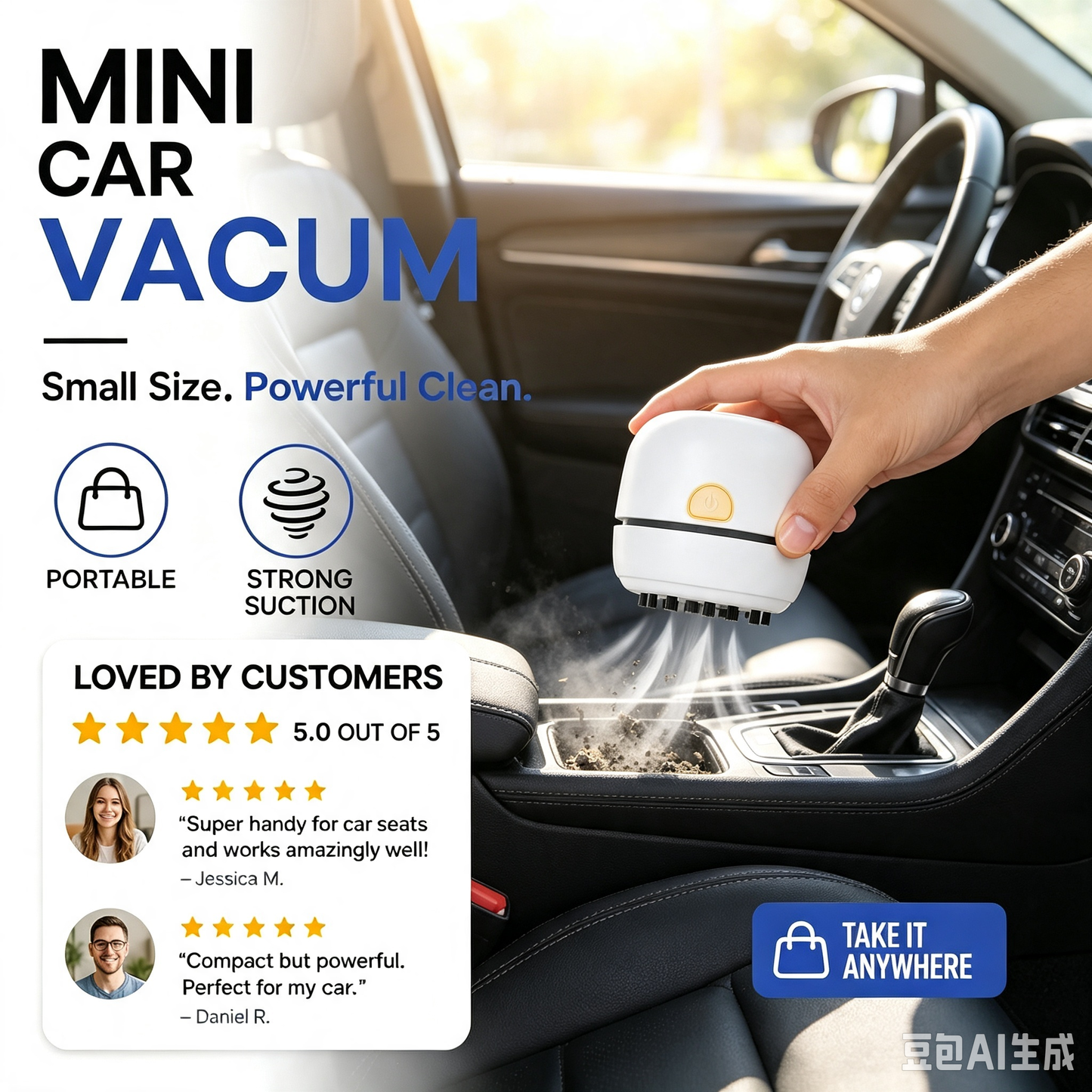 Mini Car Vacuum Cleaner
