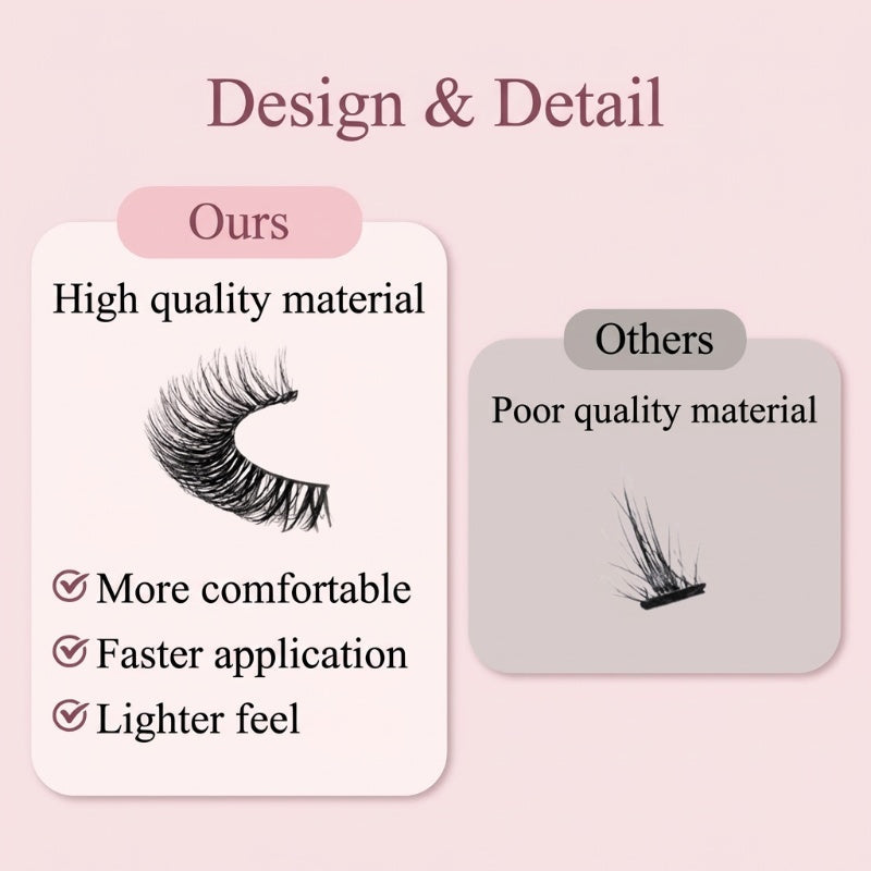 🏆 Last Day Special Price 🔥 Buy One Get One Free 🎁  💐Waterproof & Reusable Self-Adhesive Eyelashes