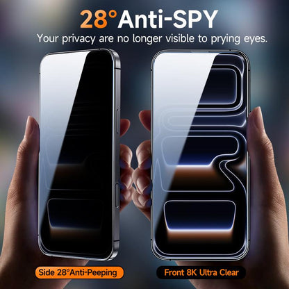 🔥HOT SALE📱 Screen Protector for iPhone, Samsung–Crystal Clear, Scratch-Resistant, Ultra-Smooth Touch, Privacy Protection, Circular Polarized Eye Protection, Easy Installation
