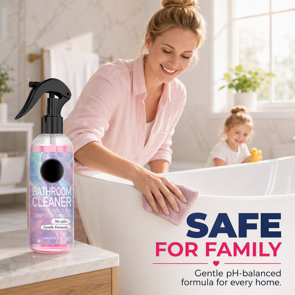 ❄️Summerfresh 50% OFF!✨Bathroom Limescale & Mould Stain Cleaner – Multi-Surface Spray