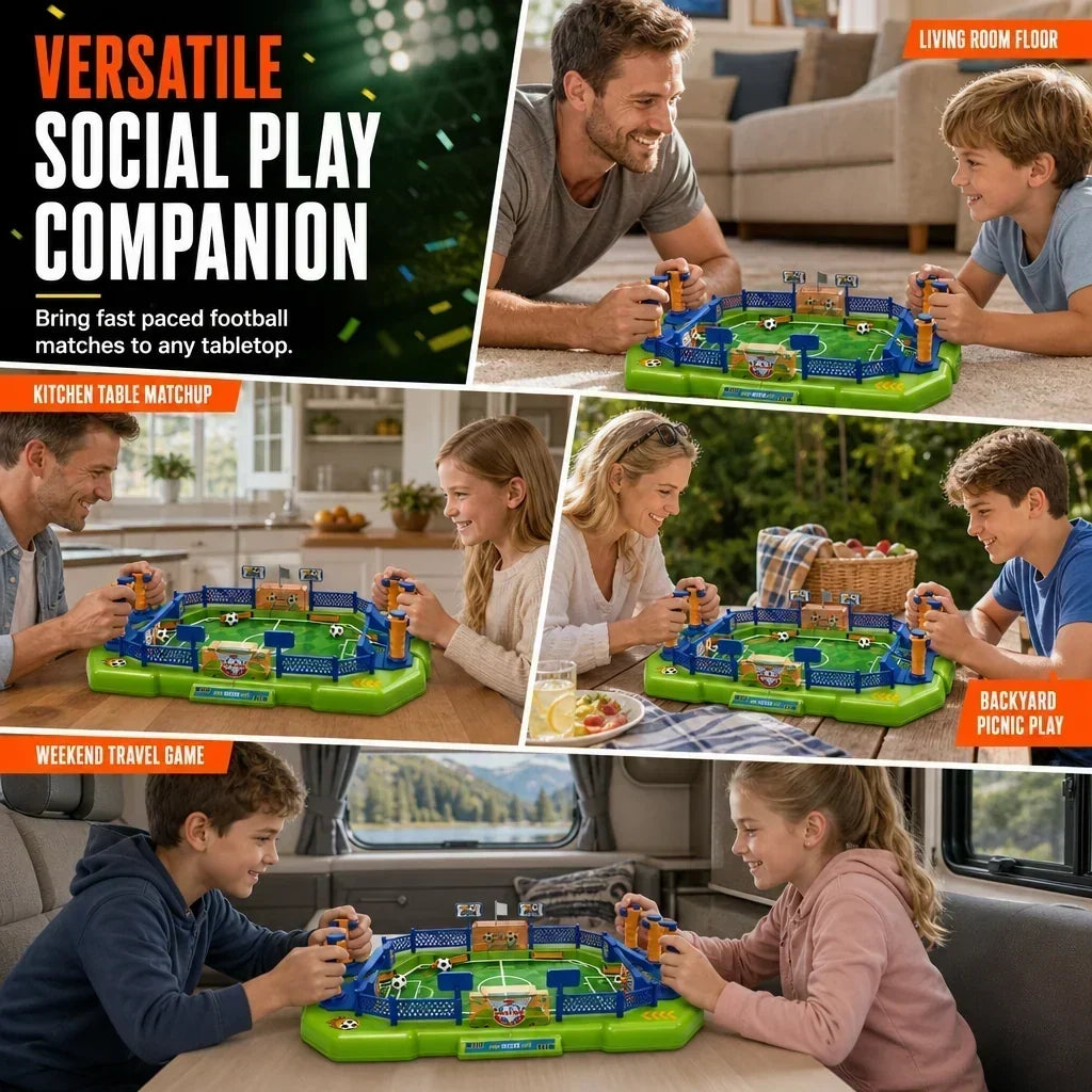 🎁2026 New Arrivals 50% OFF💥2-Player Tabletop Soccer Game – Fast-Paced Family Fun, Builds Reflexes & Hand-Eye Coordination 🏆