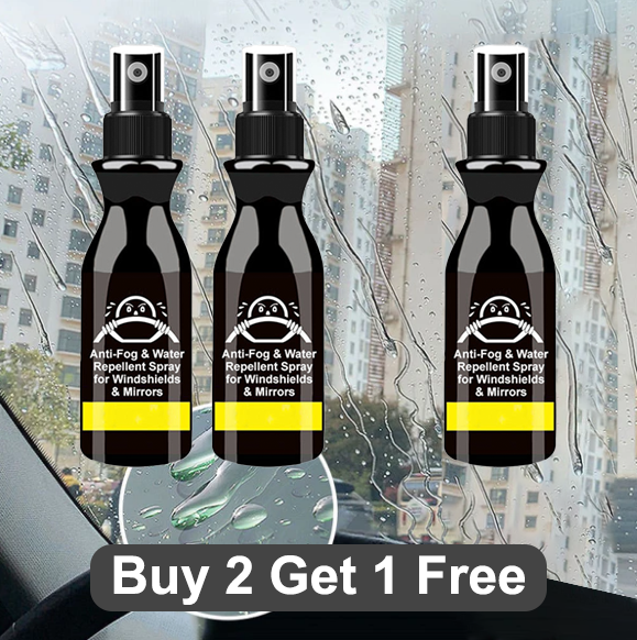 💥Last Day 50% OFF🌟Anti-Fog & Water Repellent Spray for Windshields & Mirrors