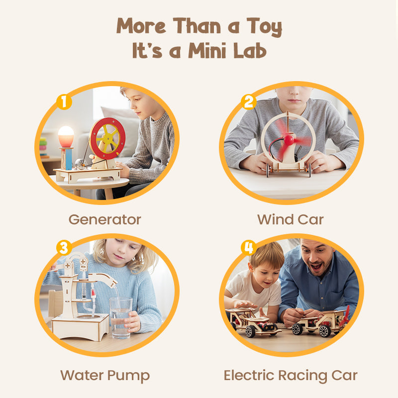 🏎️Flat-50% Discount on Combo✈️DIY Tech Toys - Build & Learn with Electronics, STEM Fun for Kids 🚀📦
