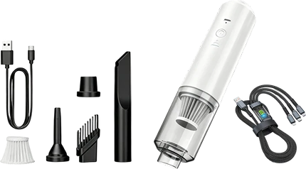 Powerful car vacuum cleaner – Blower function –  – Versatile