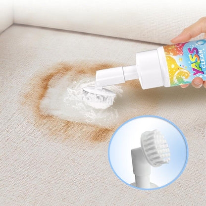 💖LAST DAY BUY 2 GET 1 FREE!!💖Yass Clean Magic Foam Cleaner for Carpets & Upholstery – Pet Stain & Odour Remover with Cleaning Brush🧼🪄