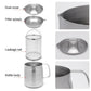 Strain & Reuse Oil Instantly! 2-in-1 Stainless Oil Strainer Pot