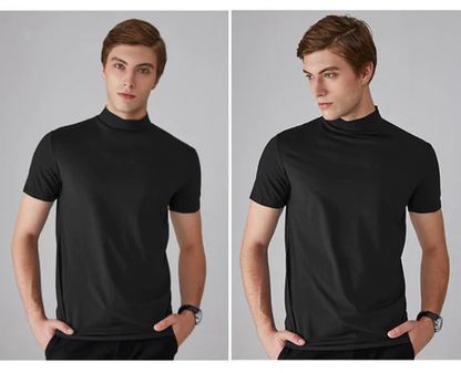 🆒40% OFF👕High Neck Slim Fit T-shirt for Men⚡