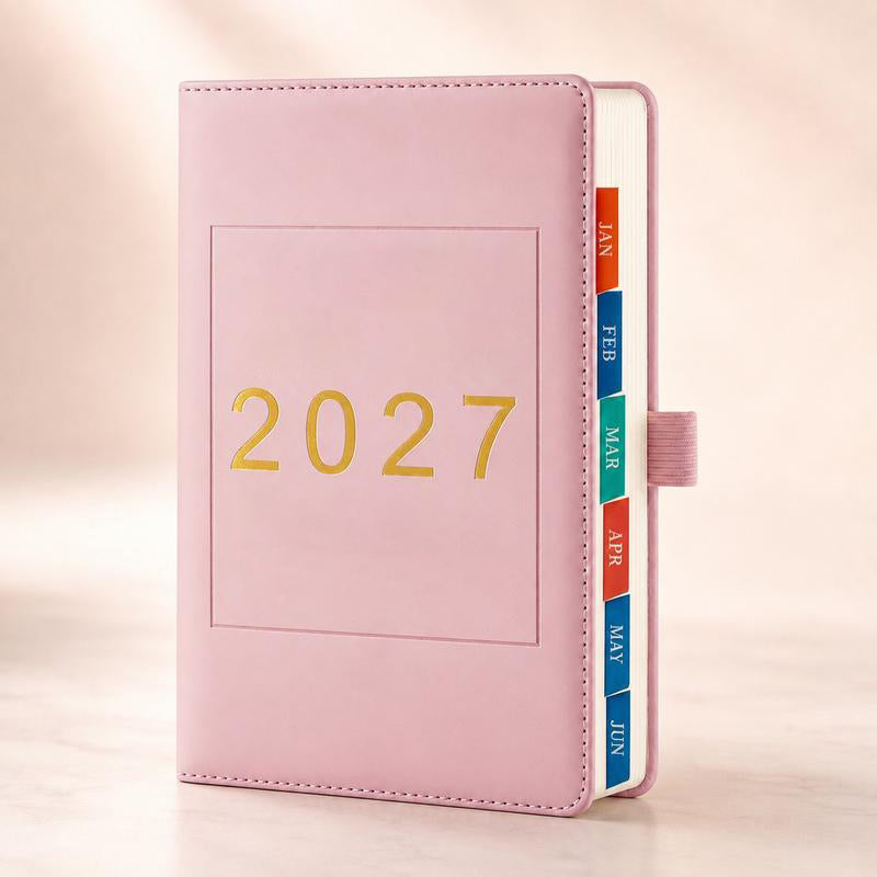 📅 50% OFF NOW! 📓 2027 Planner – A5 Size, One Page Per Day with Dates – Perfect for Daily Notes and Future Reference ✨