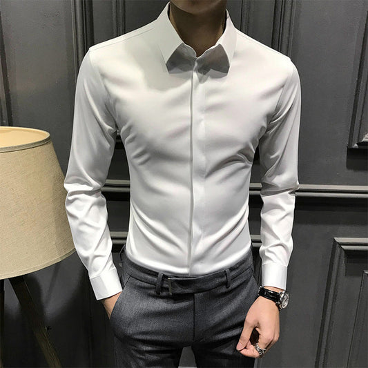 ✨2025 New Premium Business Shirt👔Men's Wrinkle-Free Button-Down Shirt