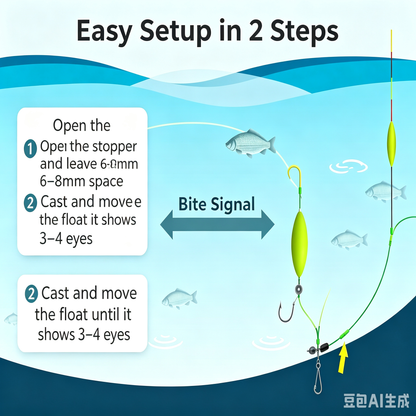 Ready‑to‑Fish Anti‑Bottom Dual Hook Rig