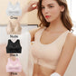 Wire-Free Posture-Correcting Bra – Crossed Straps & Front Closure