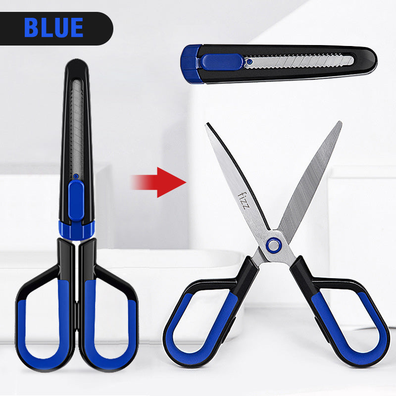 Multifunctional, non-stick stainless steel scissors and can opener set