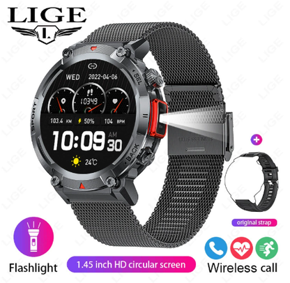 📢📢 Desconto de 50% por tempo limitado!!🎊 Novo relógio inteligente Bluetooth elegante e resistente⌚