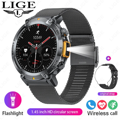 📢📢 Desconto de 50% por tempo limitado!!🎊 Novo relógio inteligente Bluetooth elegante e resistente⌚