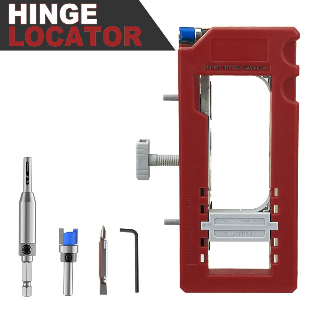 Hinge Door Lock Hole Positioner Kit Set