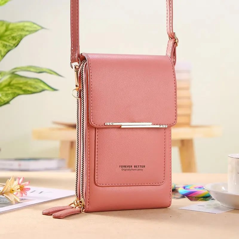 🏆Last Day Promotion：ONLY ￡8.99!!👜📱 Simple and elegant women's touchscreen crossbody phone wallet