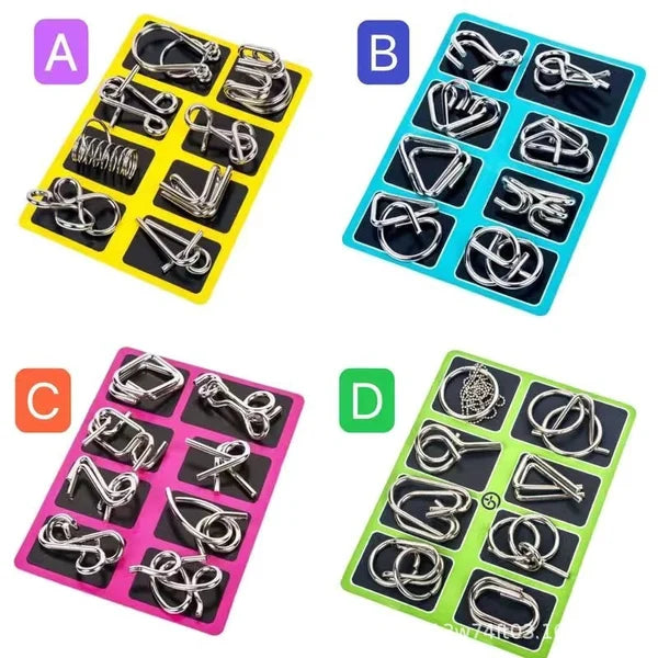 🧠 Limited-Time Offer: 50% OFF!!!🧠🔠Metal Montessori Puzzle Solving