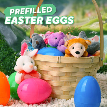 🎁Easter Hot Sale 50% OFF🎁Prefilled Easter Eggs with Stuffed Animals Toys